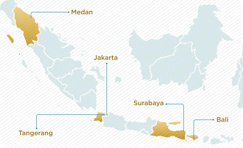 Map of Indonesia